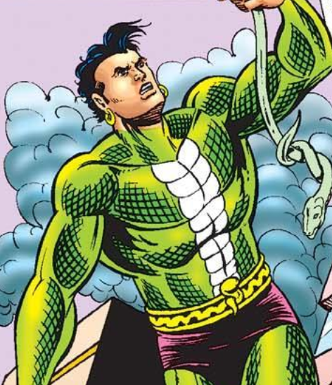 Nagraj with Nagrassi (snake ropes)